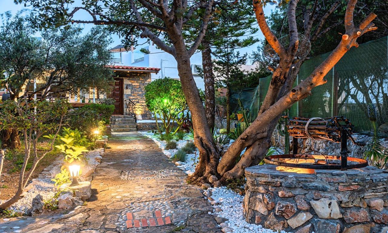 Cretan Lodge Heated Pool Agios Nikolaos Exterior foto
