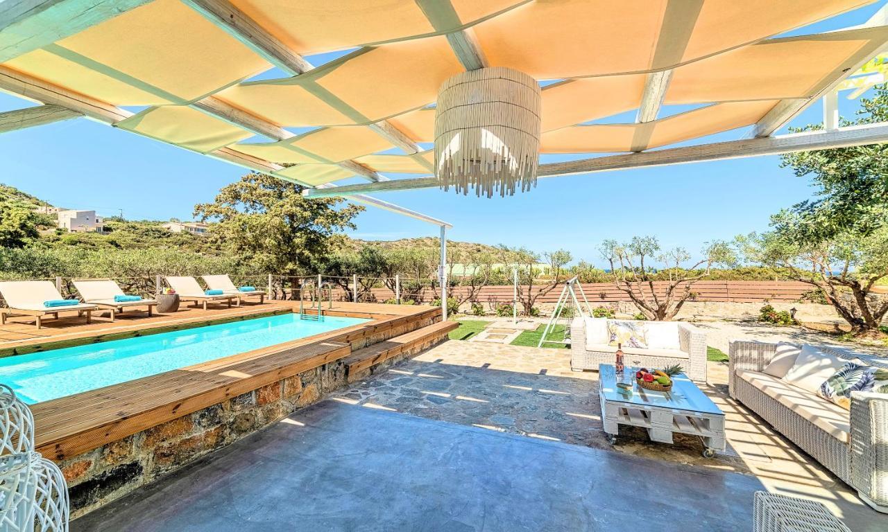 Cretan Lodge Heated Pool Agios Nikolaos Exterior foto